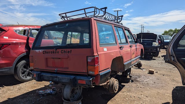 1984 Jeep Cherokee Chief rear three quarter
