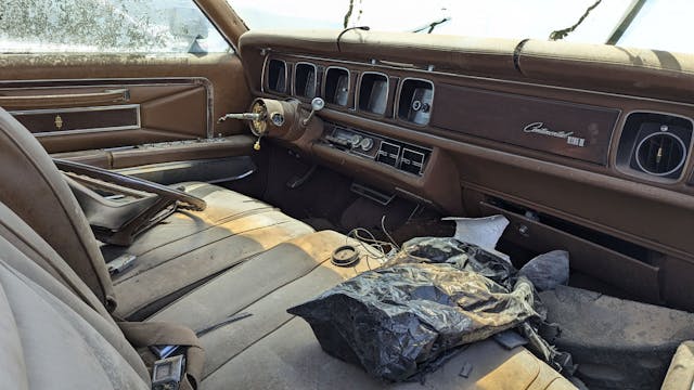 1971 Lincoln Continental Mark III interior