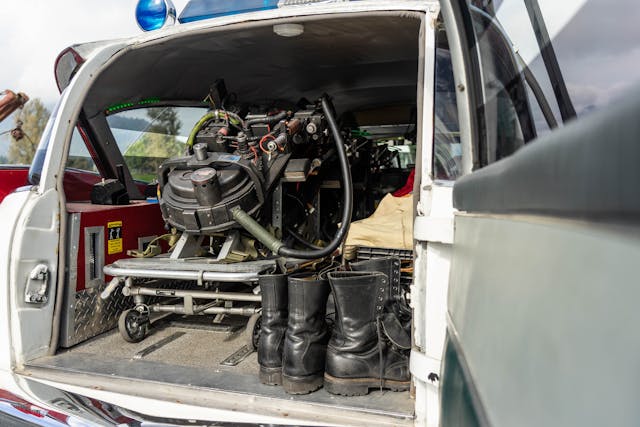 Ecto-1 custom Ghostbusters movie car trunk gear