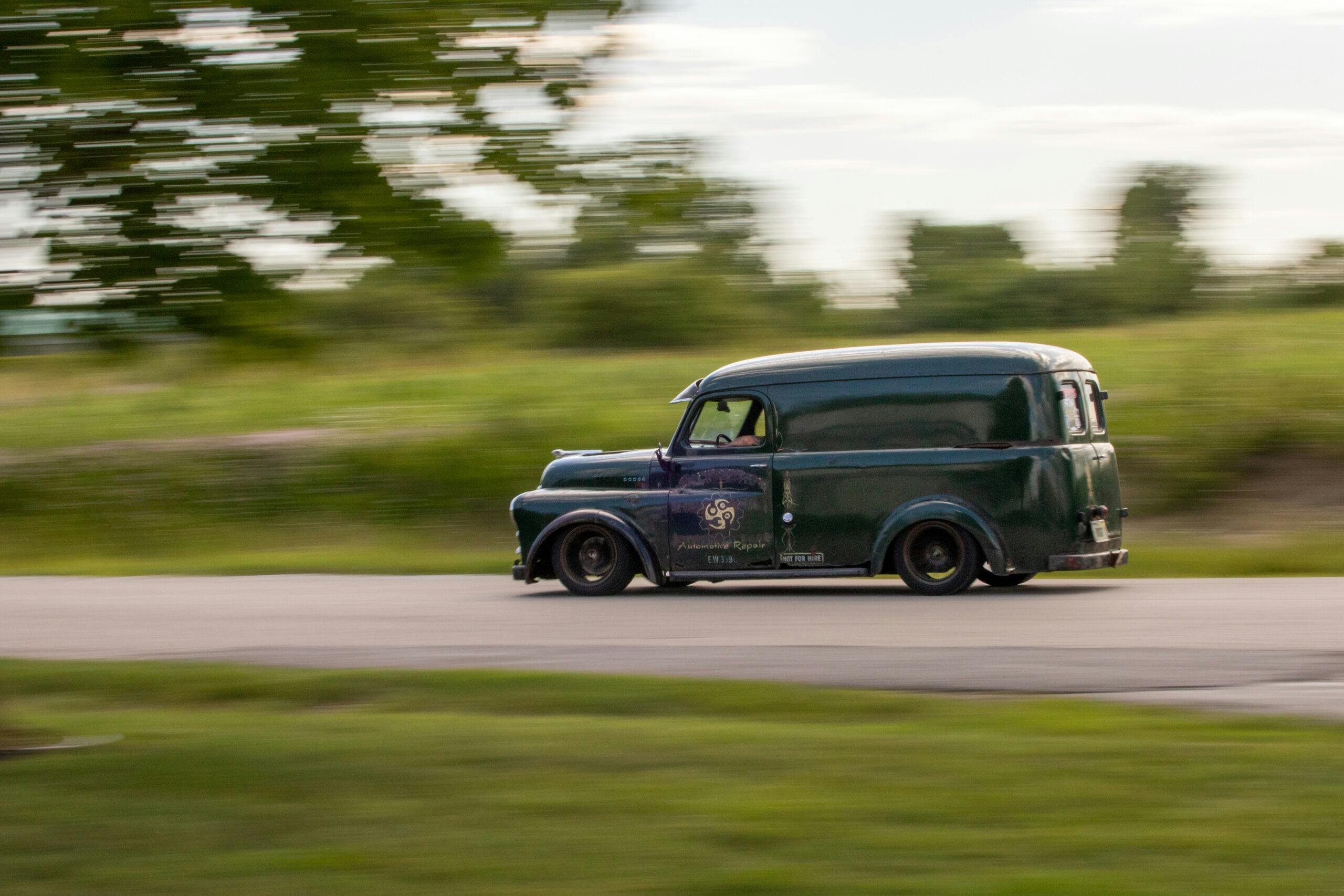 1948 Dodge Panel Van custom hot rod blur pan