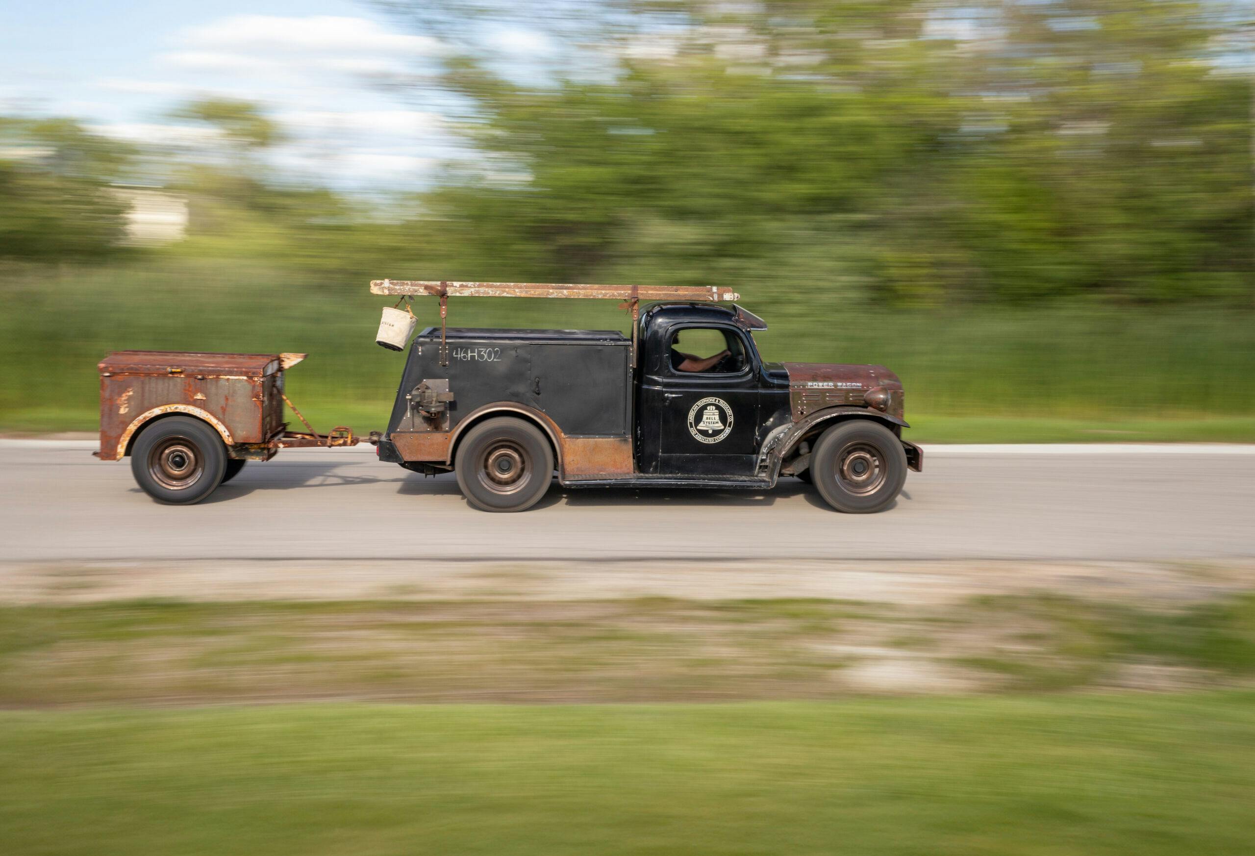 1946 Dodge Power Wagon hot rod blur pan