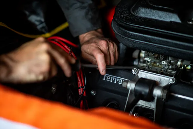 Ferrari Dino 308 GT4 restoration mechanical
