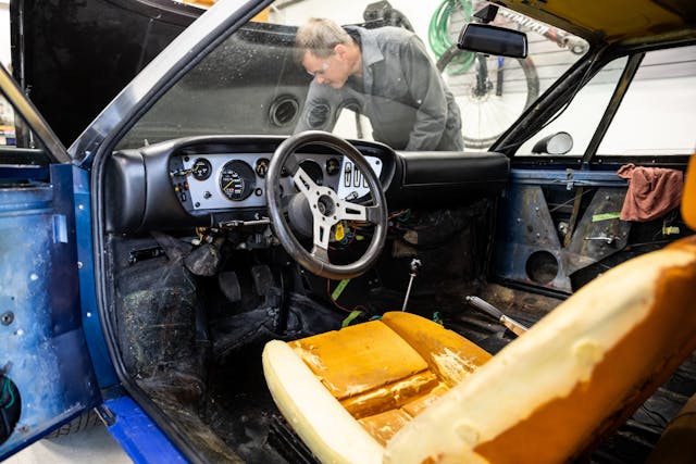 Ferrari Dino 308 GT4 restoration interior