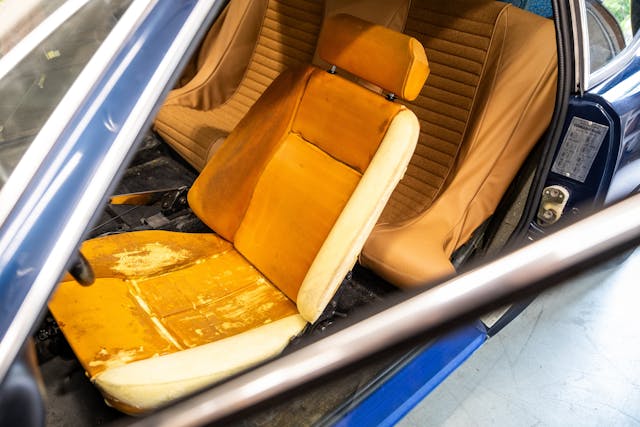 Ferrari Dino 308 GT4 restoration seat