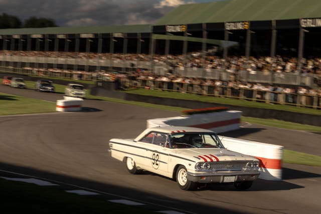 Goodwood Ford Galaxie track action pan