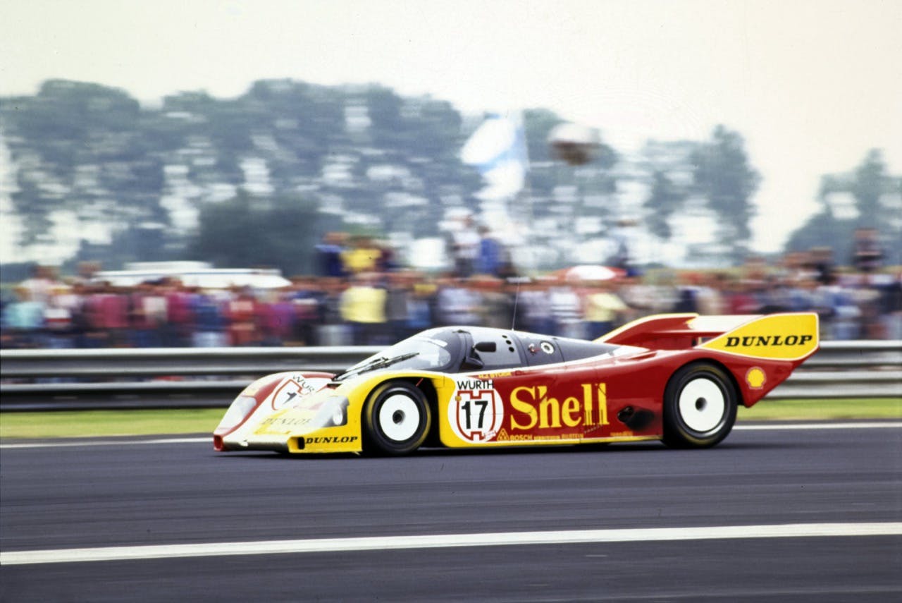 Porsche Hans Stuck racing action