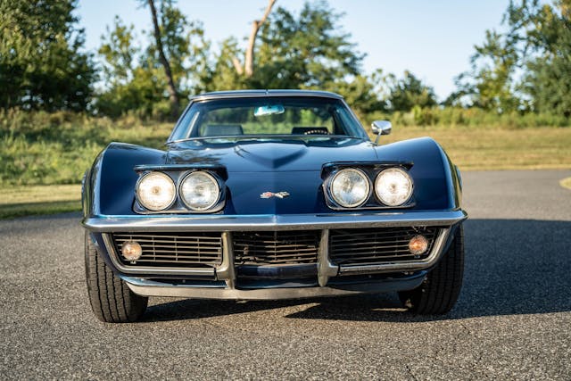 1968 Chevy Corvette Stingray exterior front end pop-up headlights