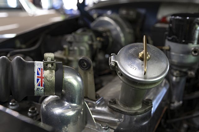 Ragtops & Roadsters jag engine detail