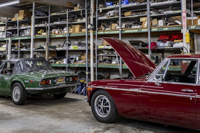 Ragtops & Roadsters Triumphs and MGs