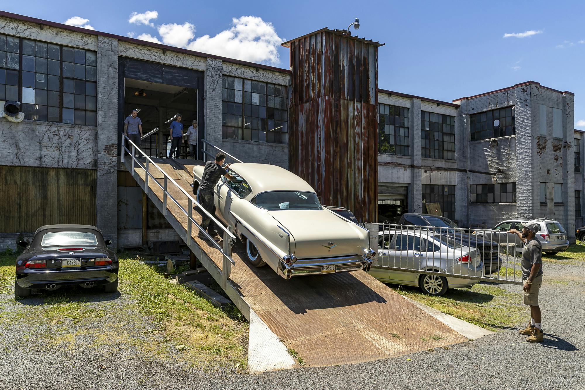 Ragtops & Roadsters Cadillac Fleetwood unloading