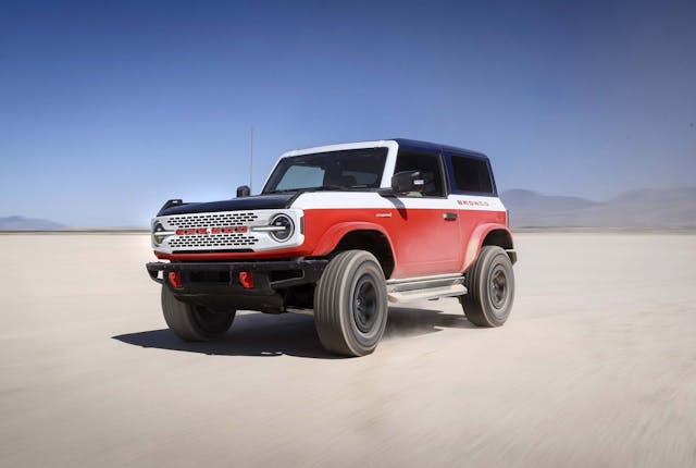 2025 Ford Bronco Stroppe Special Edition exterior front three quarter