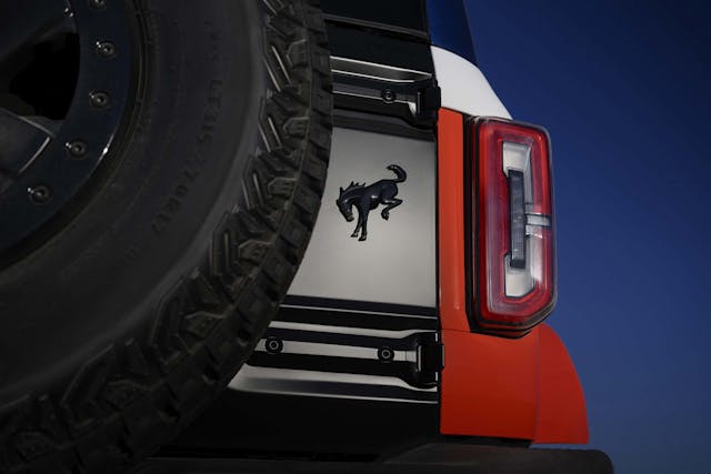 2025 Ford Bronco Stroppe Special Edition exterior rear tailgate detail