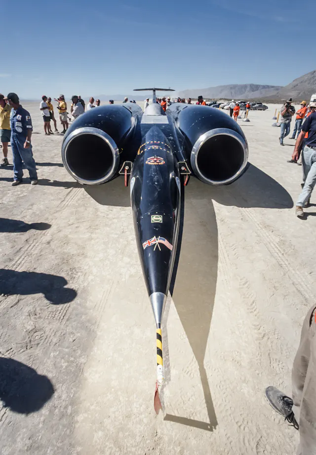 Land Speed Record front vertical