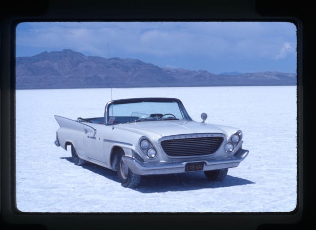 1961 Chrysler Newport convertible Bonneville Salt Flats