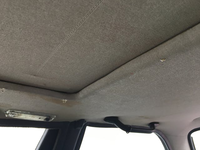 DIY Sunroof repair interior