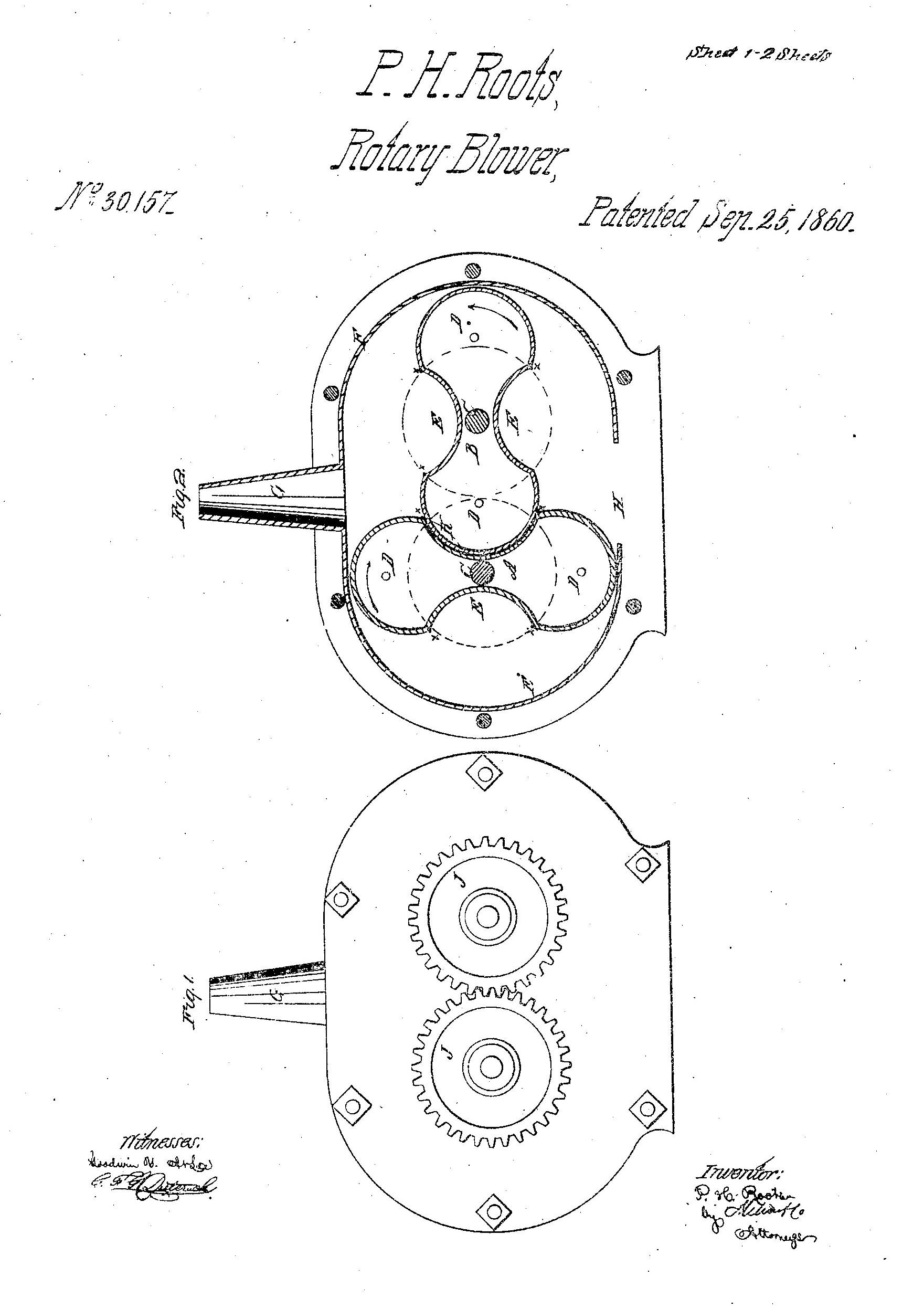 Roots Blower patent