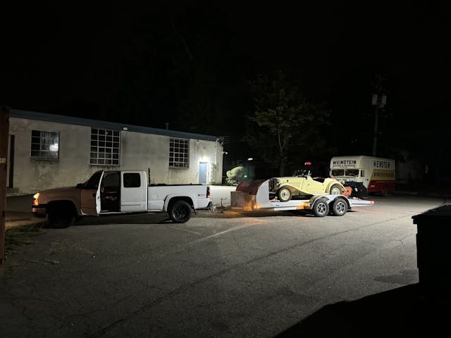 Jamie Kitman Picture Car Confidential MG TD trailer