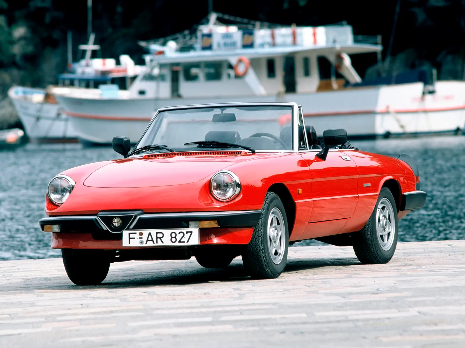 ALFA ROMEO SPIDER Rouge Red Rot Hard Top 1992 par JOUEF EVOLUTION 3302