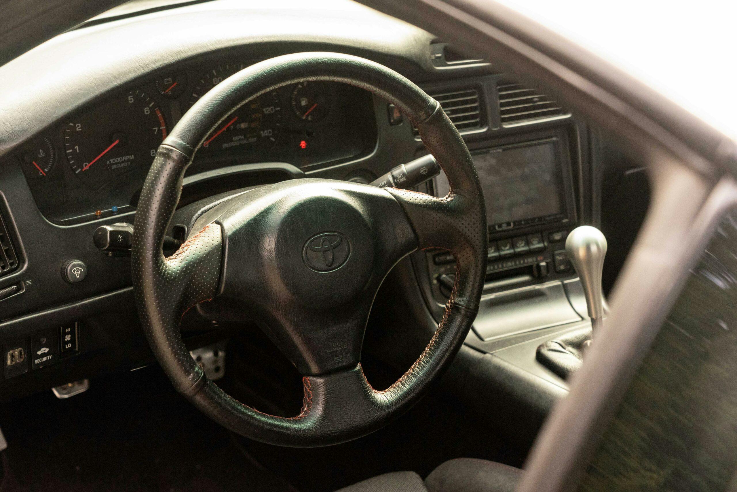 Toyota MR2 V6 Restomod steering wheel