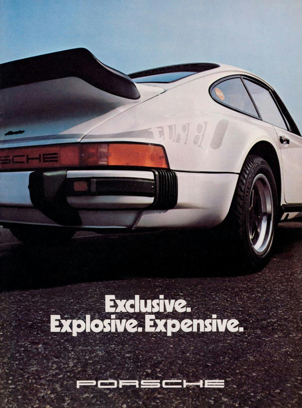 70s Porsche 911 Turbo ad