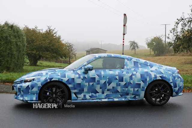New Honda Prelude Spy Shot side