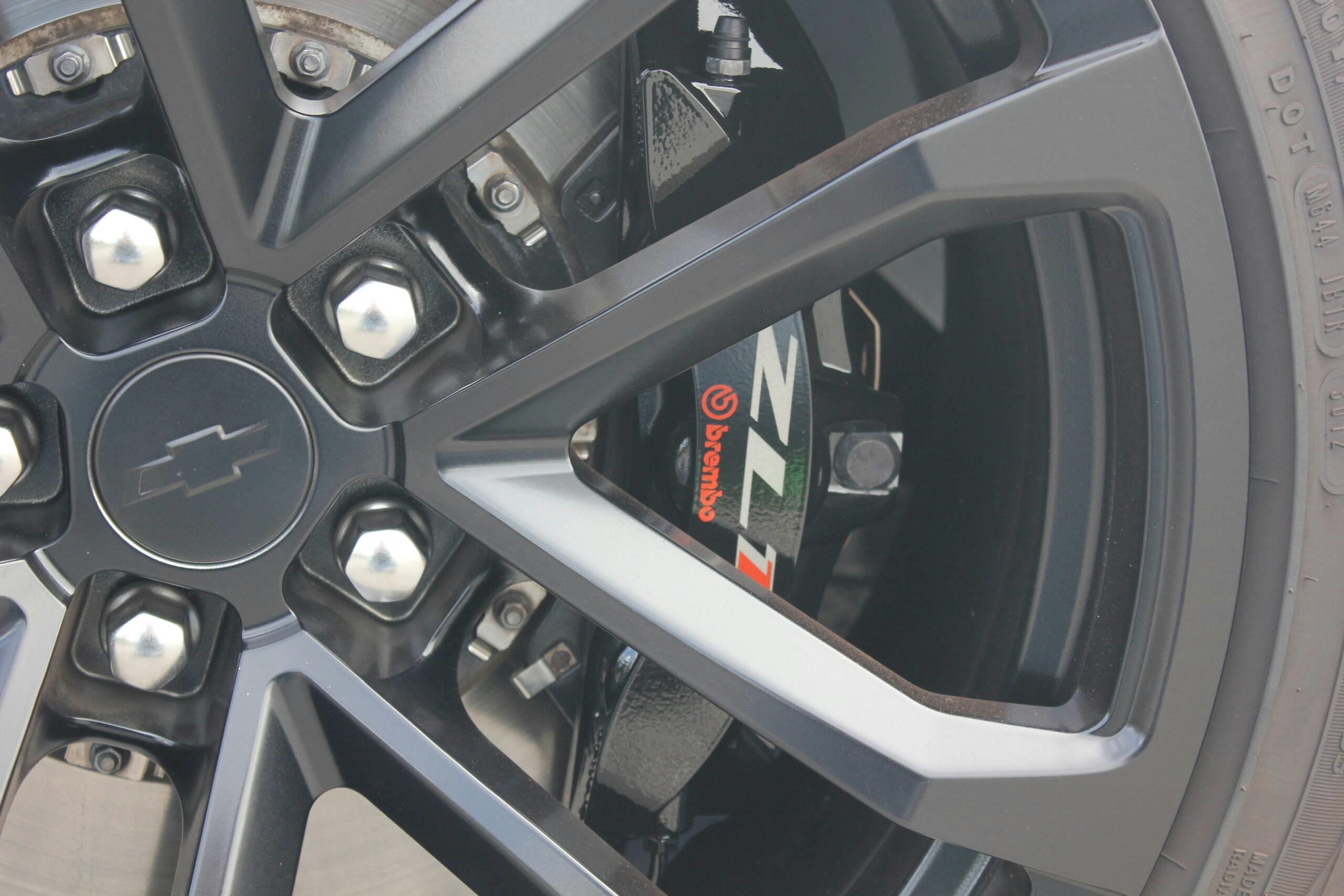 2013 ZL1 Camaro brake caliper closeup