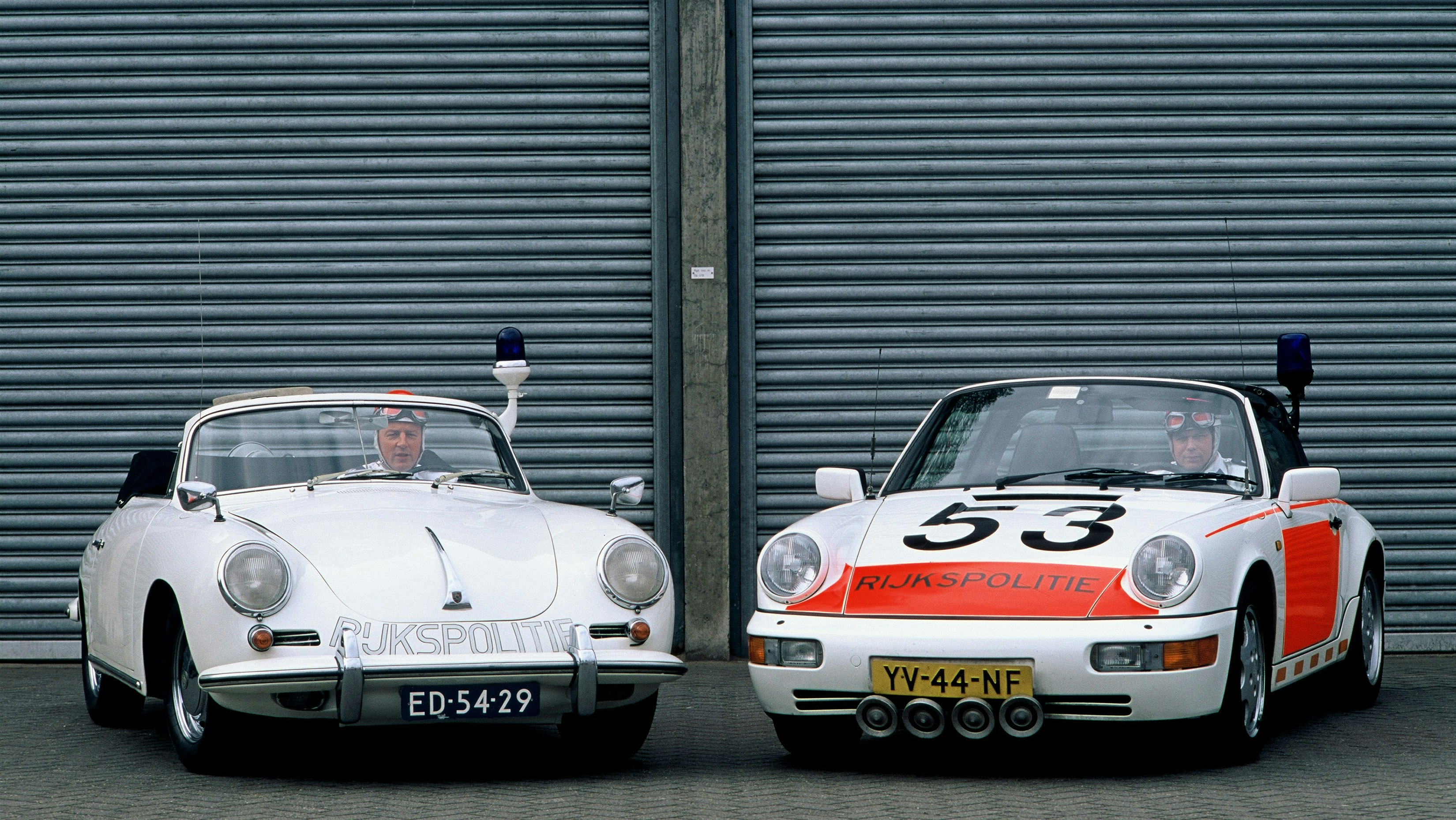 Porsche Police cars