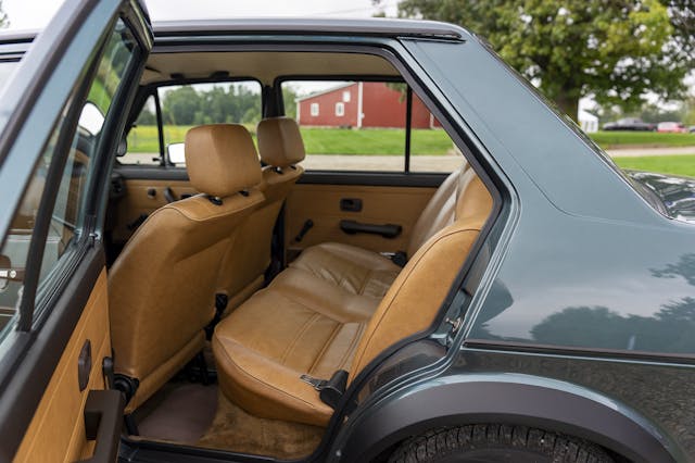 1982 Volkswagen Jetta Mk1 back seat