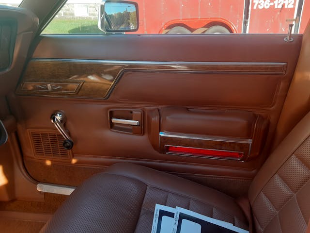 1981 AMC Concord DL interior passenger door
