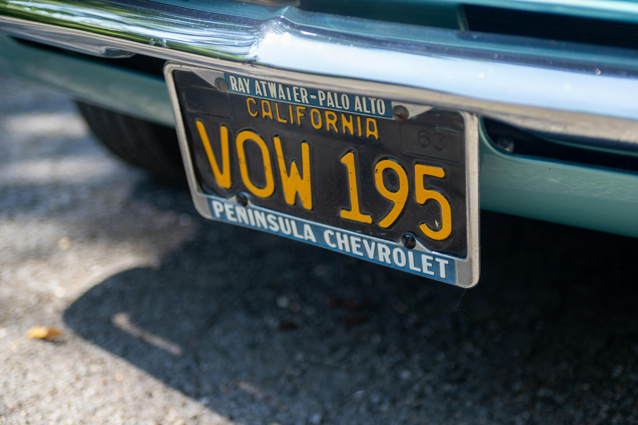 1967 Chevrolet Camaro front plate