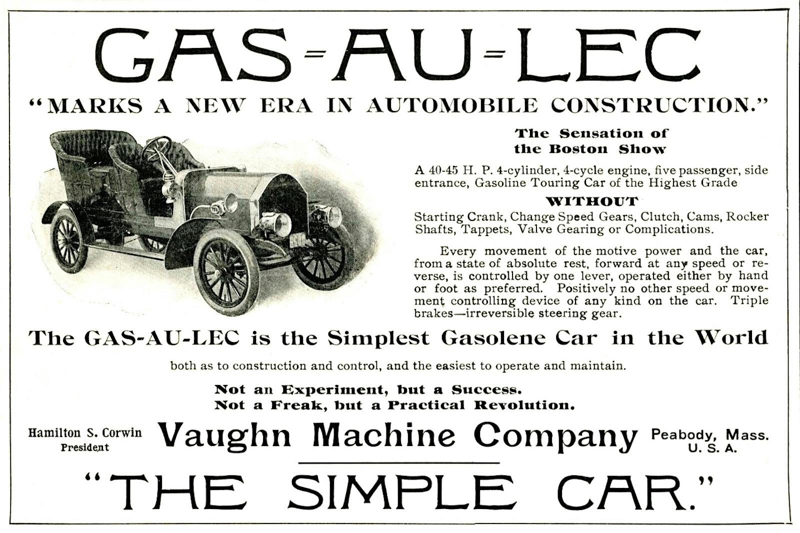 Vaughn Simple Car ad