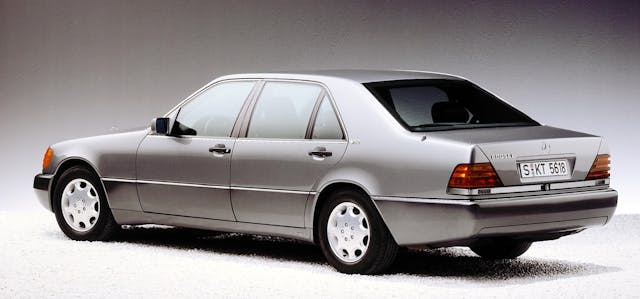Mercedes W140 S-Class rear 3/4