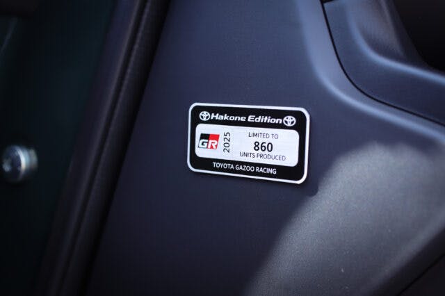 Toyota GR86 Hakone badge