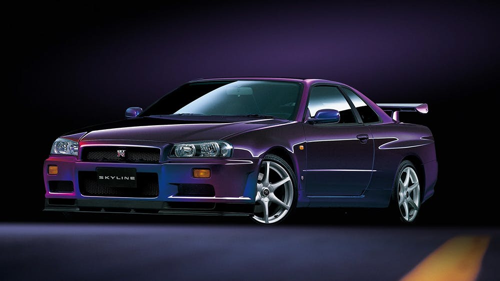 Nissan skyline r34 gt-r midnight purple iii