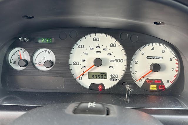 1999 Subaru Impreza 2.5RS gauges
