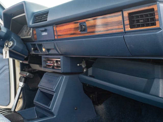 1983 Nissan 720 pickup dash glovebox