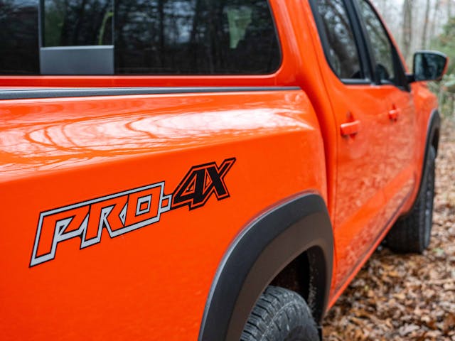 2025 Nissan Frontier Pro-4X badge