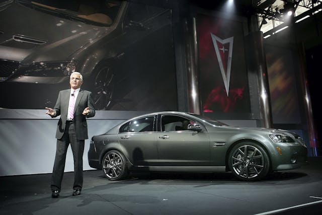 Chicago Show Bob Lutz Pontiac G8
