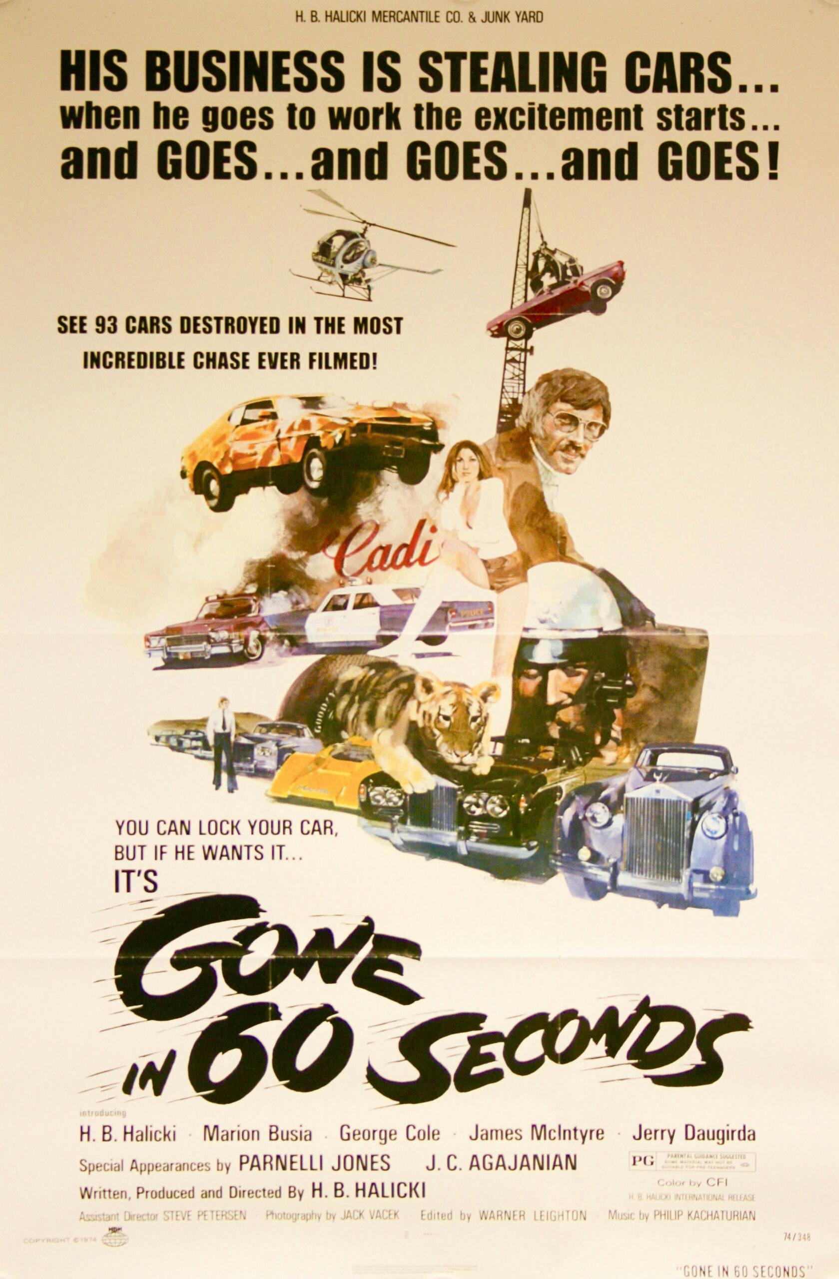 Gone in 60 Seconds poster original