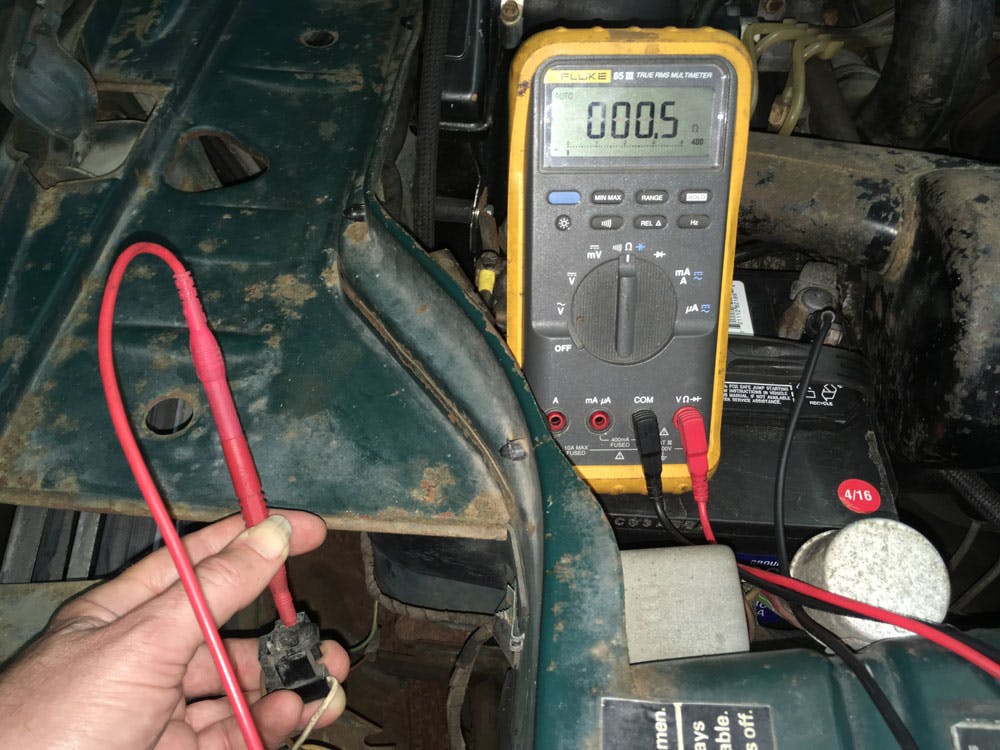 Hack Mechanic automotive diy volt measuring