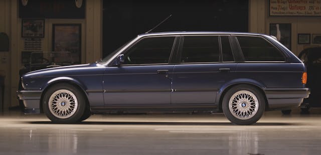 Jay Leno's Garage BMW 325i Touring exterior side profile
