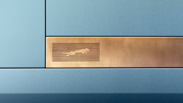 Jaguar Type 00 2024 concept leaper detail blue