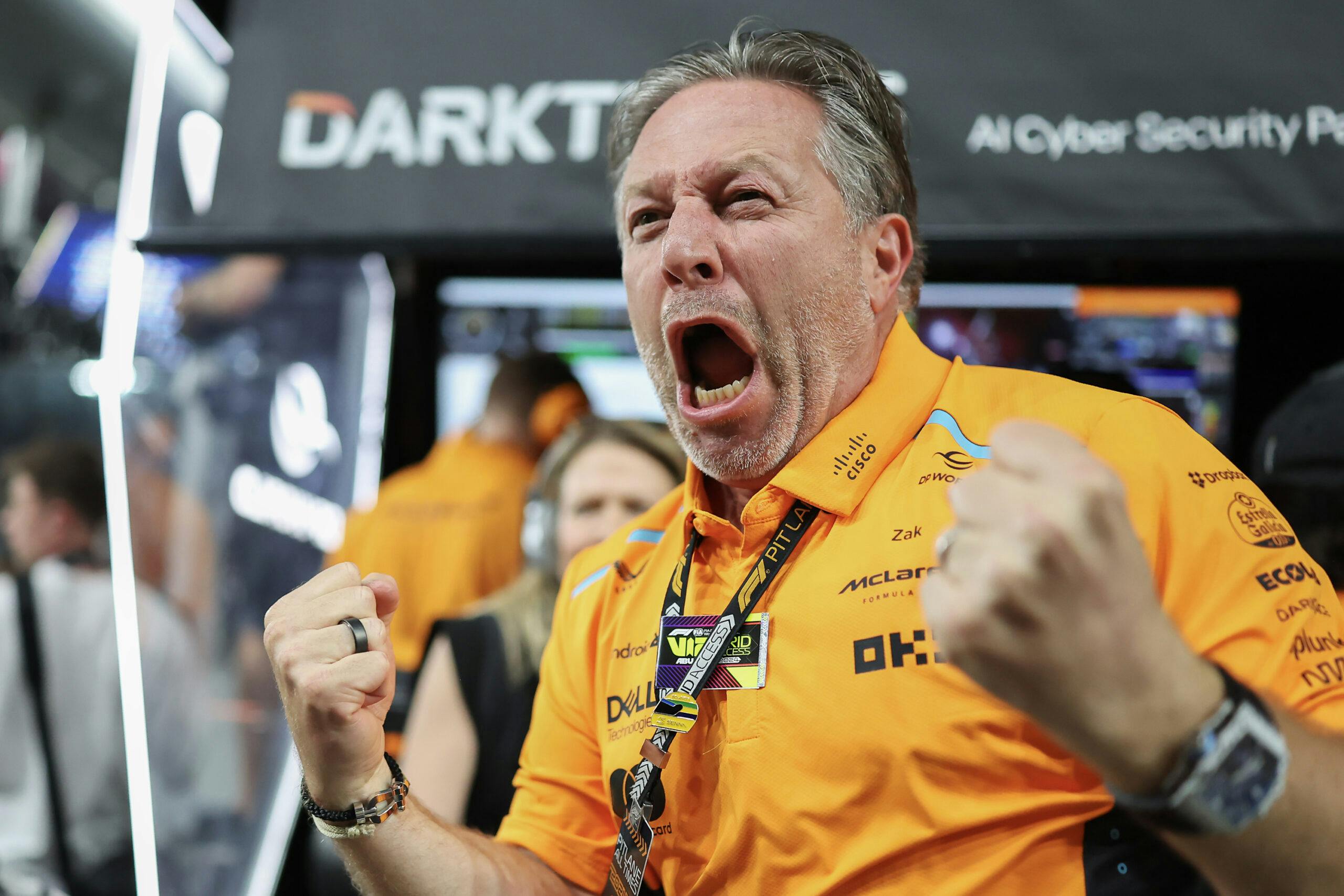 Why McLaren F1 CEO Zak Brown Was the Happiest Man in Abu Dhabi