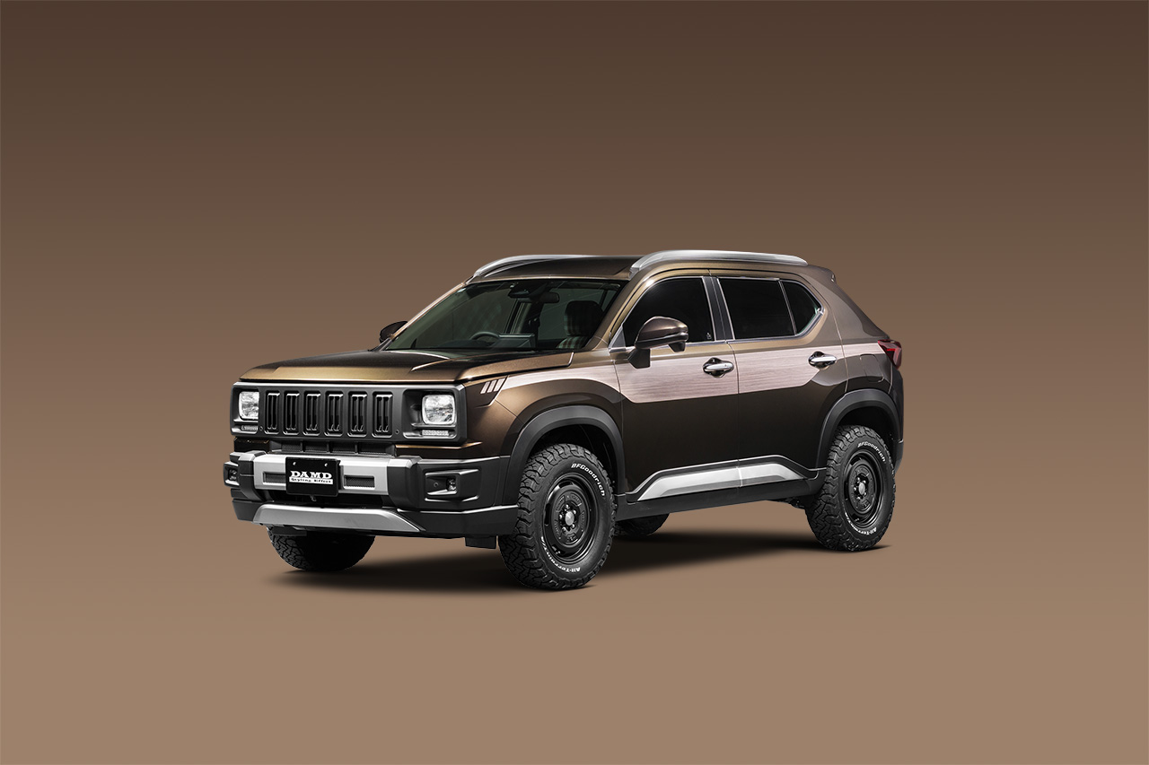 Japanese Tuner Turns a Bland Honda Crossover Into a Jeep XJ