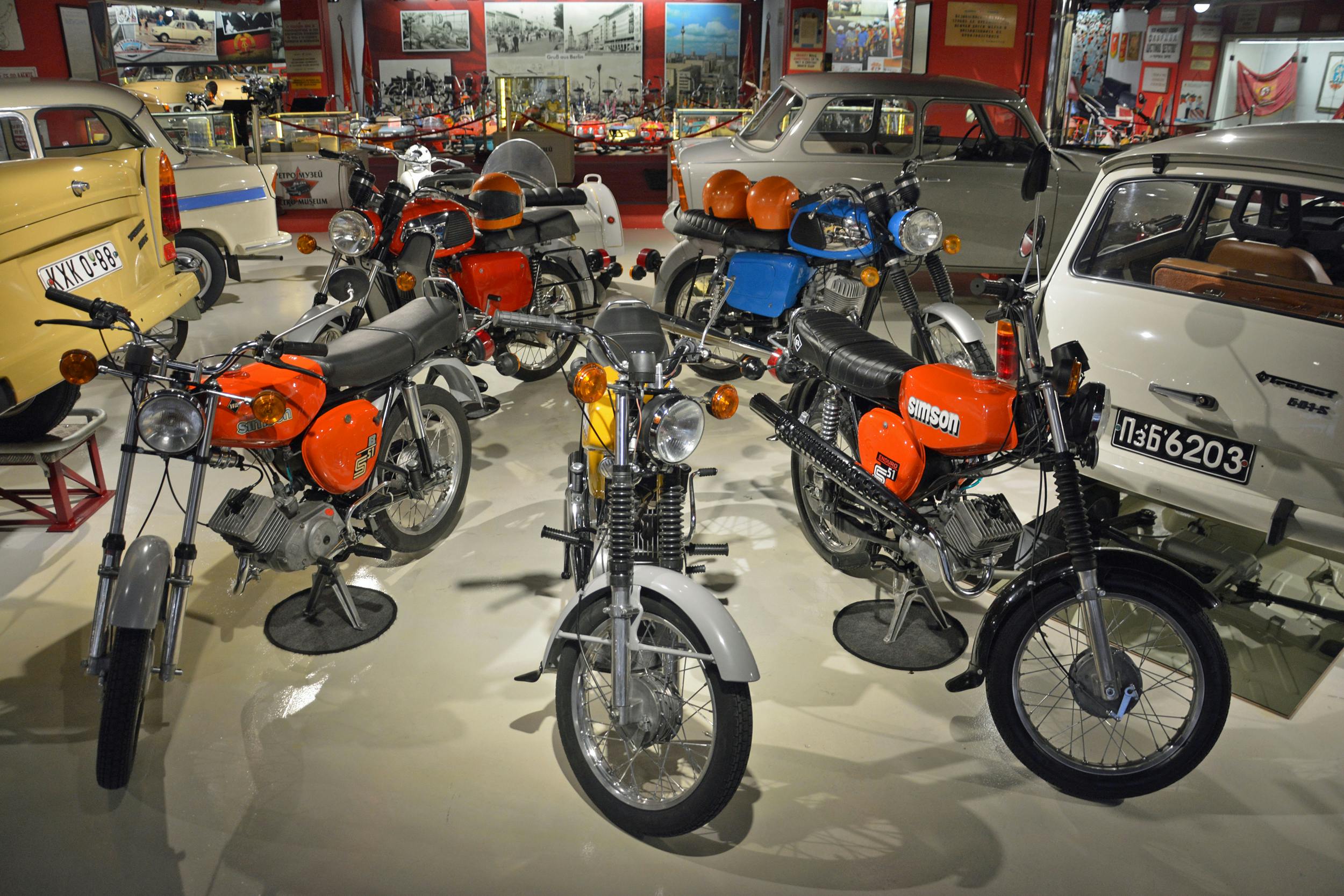 Motorcycles in the Retro Museum