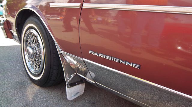 1986 Pontiac Parisienne Brougham badge