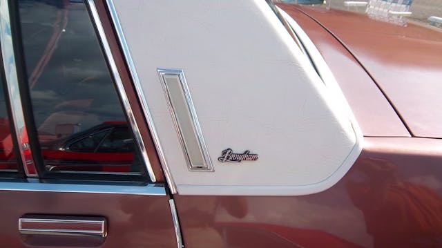 1986 Pontiac Parisienne Brougham top