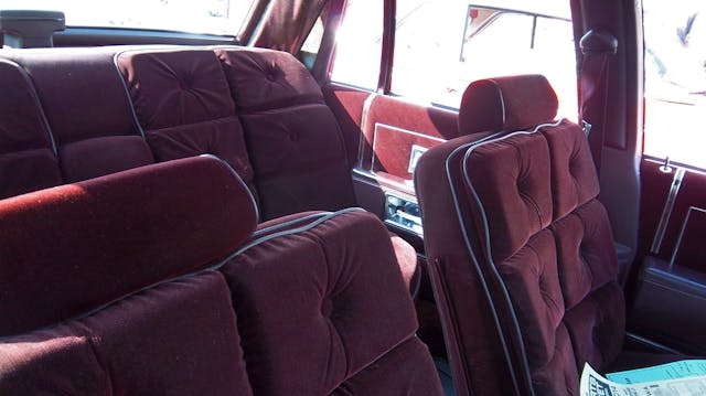 1986 Pontiac Parisienne Brougham seats