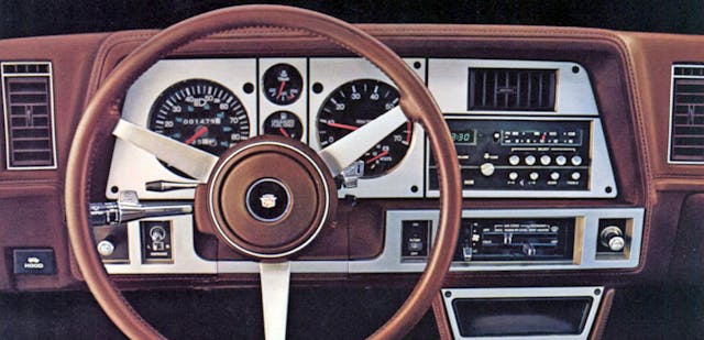 1982 Cadillac Cimarron dashboard