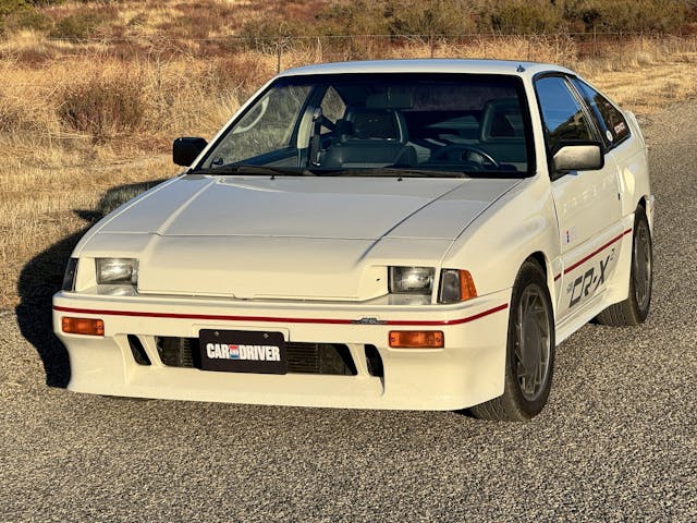 1984 Honda CRX twin-engine front 3/4